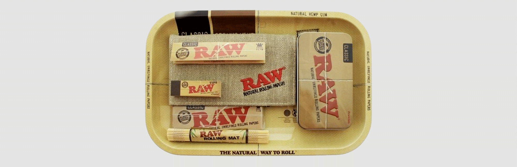 GRAV® Box Brown Rolling Tray Set - BOOM Headshop