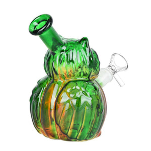 What A Hoot Glass Bong - 5" / 14mm F / Colors Vary