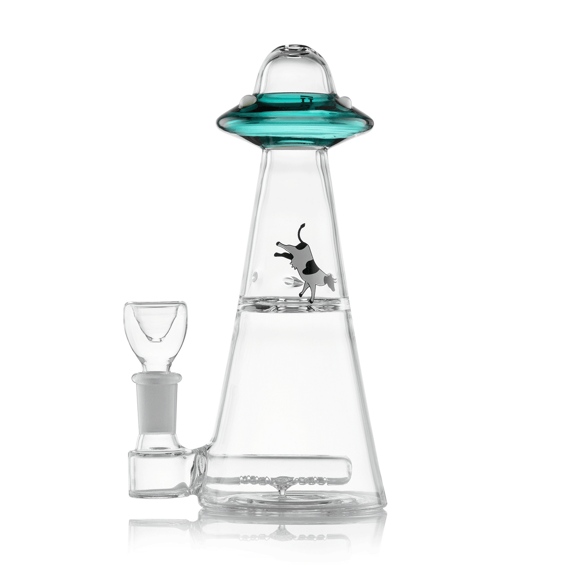 18 Flying Cobra Glass Wrap around Designed Tobacco Bong Water Pipe  -SmokeDay