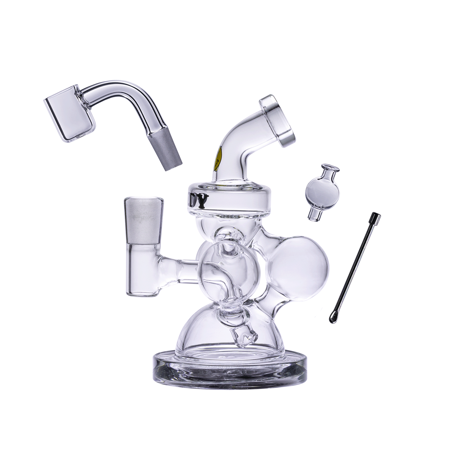 Cheap 4 piece dab rig kit by Goody Glass