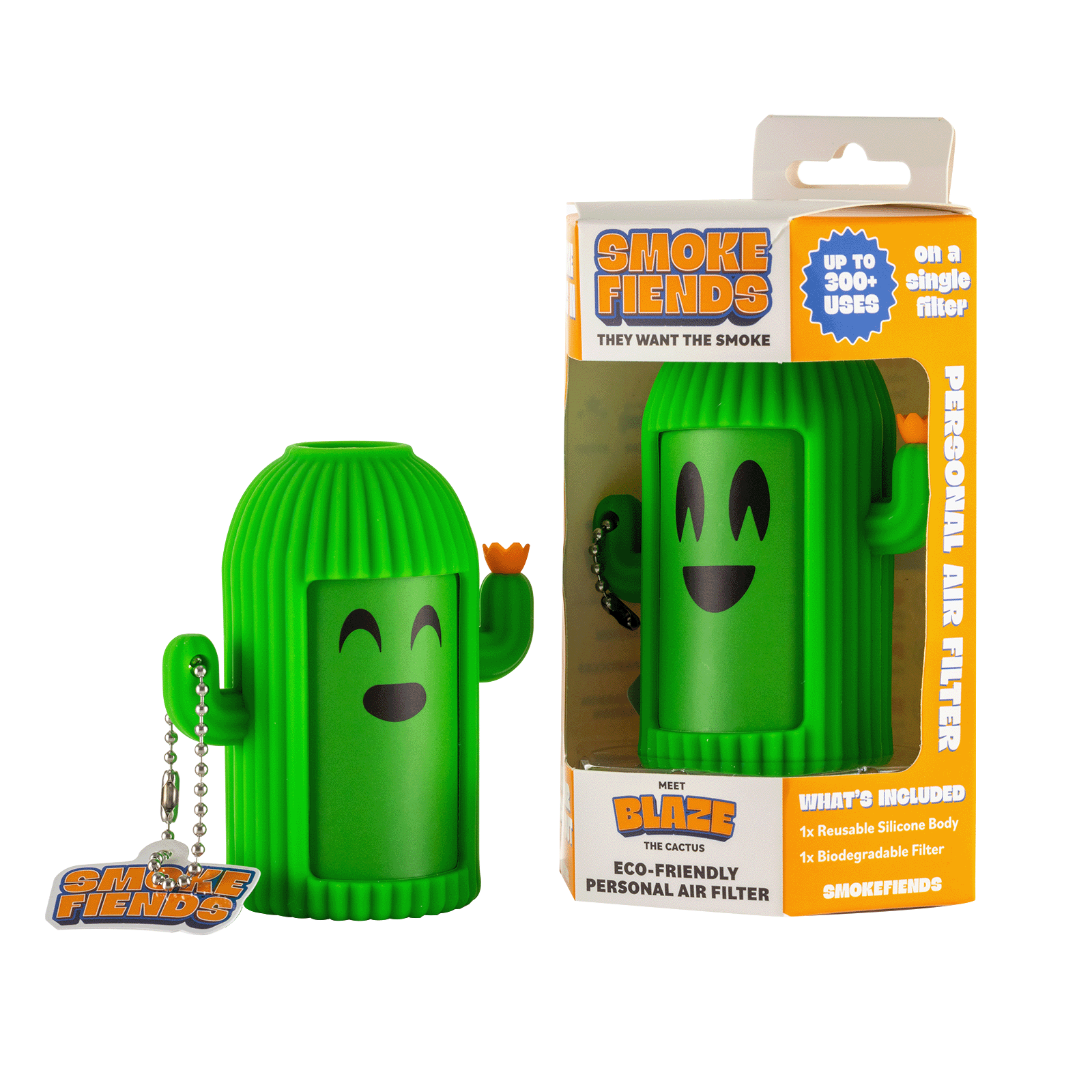 Smoke Fiends - Personal Air Filter Blaze The Cactus Themed Eco-Friendly