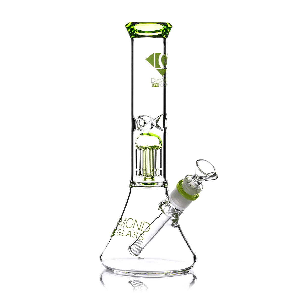 Tataoo Glass Diamonds Beaker Water Pipe