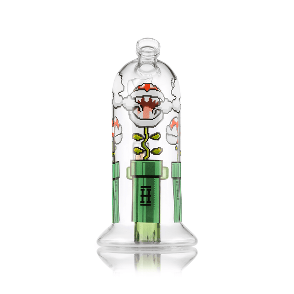 HEMPER Assorted Gaming Flower 7 Inch Glass Mini Water Pipe